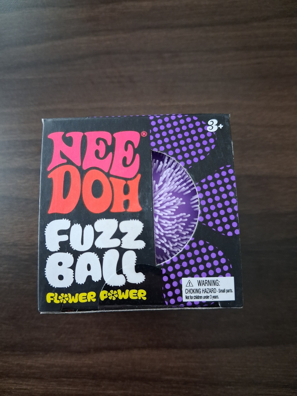 NeeDoh Fuzz Ball Flower Power - Purple